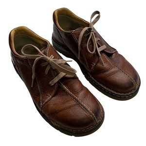 Dr. Martens Y2K Brown Leather Lace Up Chunky Sole Oxford Shoes Men's Size 11